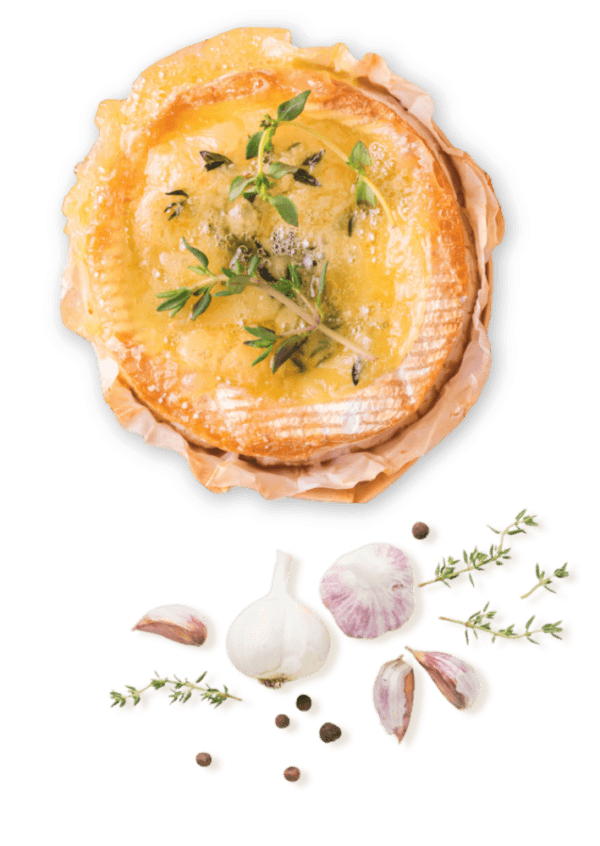 Les ingrédients de la recette : Camembert Rôti
